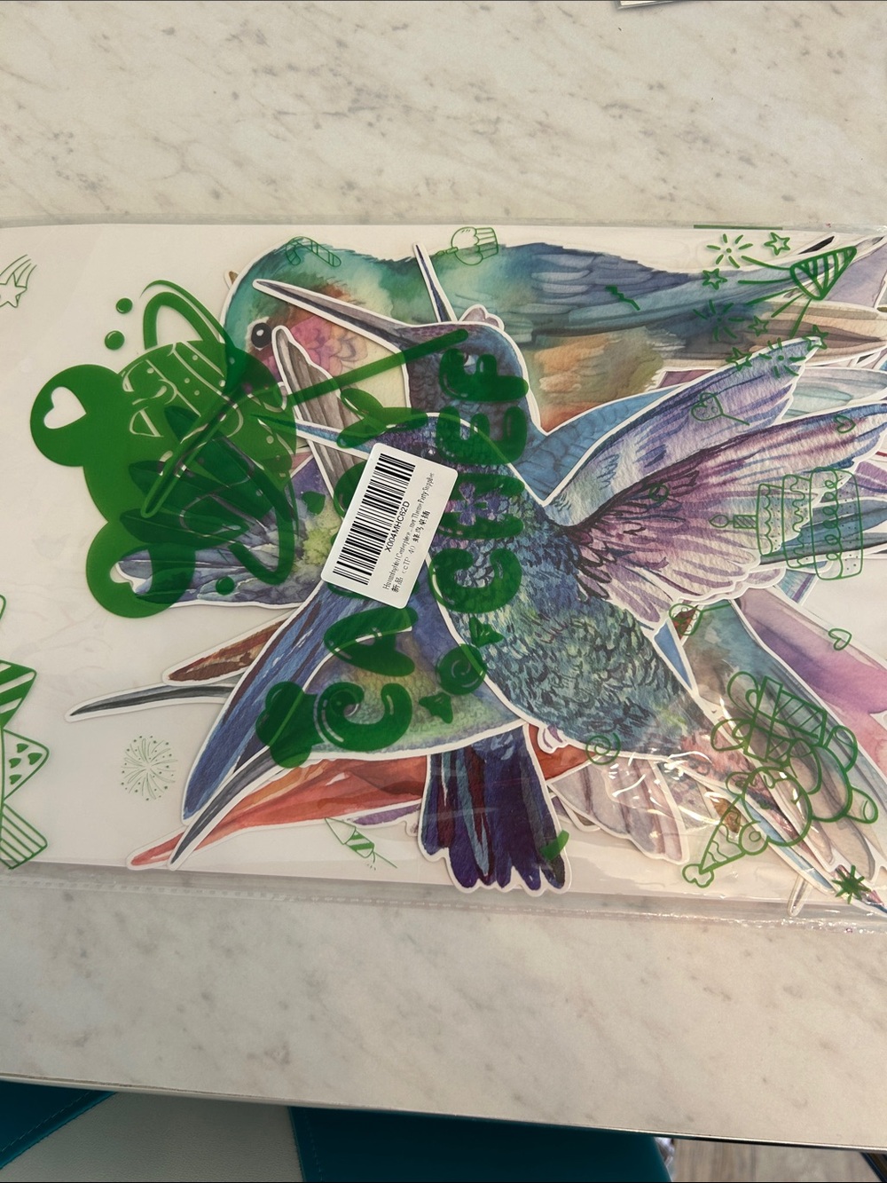 Colorful Hummingbird Party Decoration